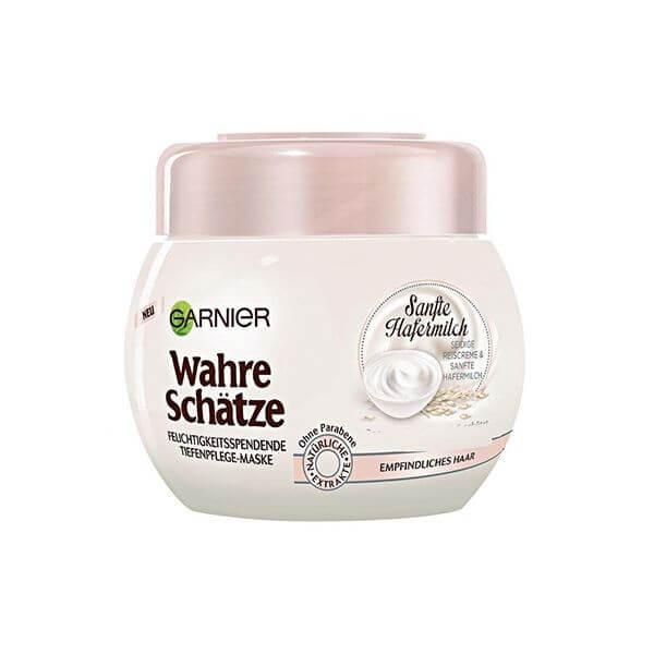 Kem ủ Garnier Wahre Schatze sữa yến mạch cho tóc nhạy cảm